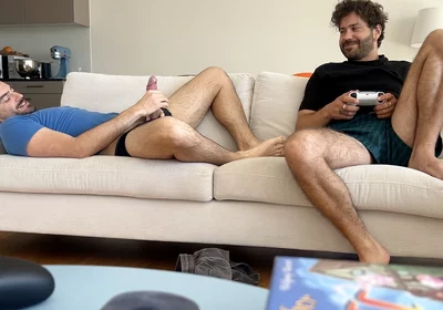 Straight Buddie Helps Jerking off