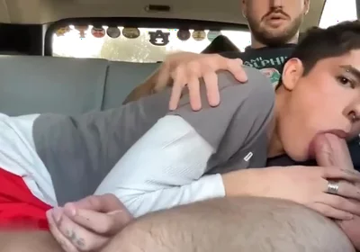 Stepdaddy Fucks His Boy In Car
