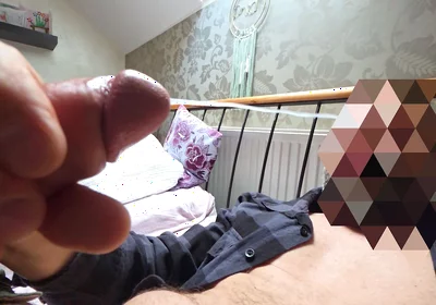 My Big Cock Shooting Fat Load to My Face Part 1