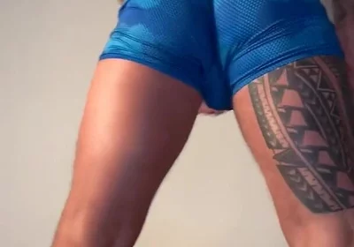 Spandex Makes Me I Jerk off Until I Shoot a Big Load