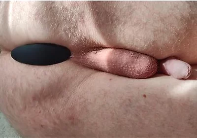Anal Play With Silicone Butt Plug