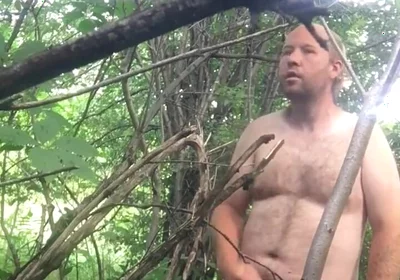 Outside Being Wild Jerking off