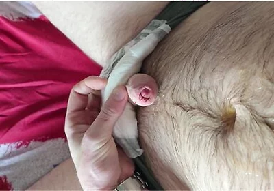 Peeingon My Chest And In A Fresh Pullup Diaper , Moans And Groans