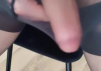 Juicy Cum in Pantyhose