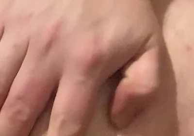 Big Beads in My Asshole Close up