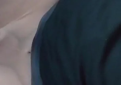 Small Penis in Light Pantyhose While Driving a Car