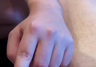 A Friend Plays with My Little Foreskin Cock