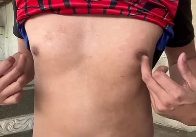 Asian Spiderman Cums on a Rainy Day