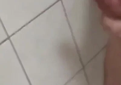 Sneaky German Cuming in Shower at Friends House