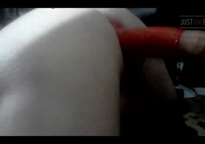 Thrusting Dildo Deep in My Ass