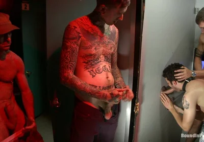 Hot Sex Shop Crook Fucked in the Back Arcade