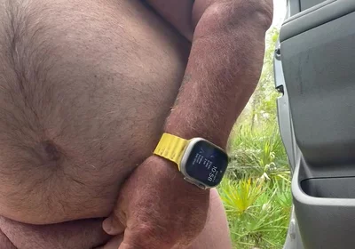 Edging My Cock Eating My Cum in the Woods