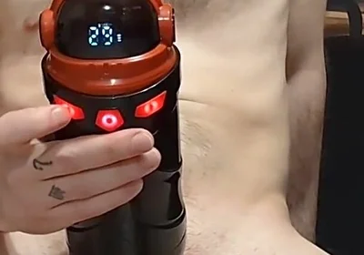 Jahuno Sucking and Vibrating Pocket Pussy Masturbation