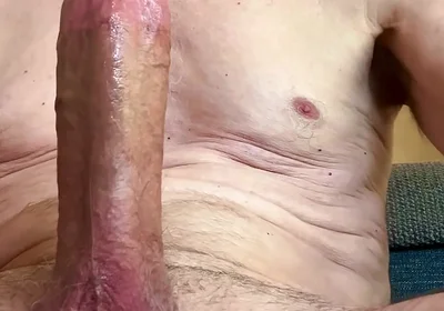 Edging That Sloppy Cock to Another Growling Cumshot