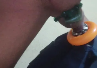 Skinny Guy Masturbating at Home