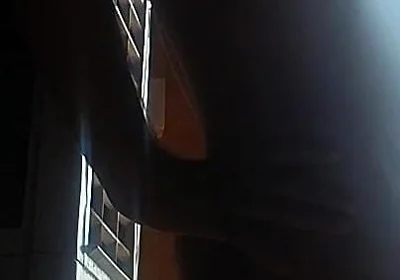Outside Balcony Masturbated Huge Cock
