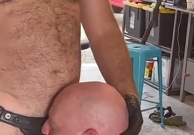 Taking off Stepdad's Leathers