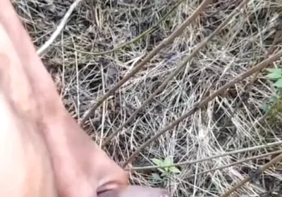 Outdoor Cumshot Complaition in Jungle