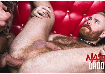 Teddy Tores Roughly Drills Bearded Zack Acklands Tight Ass