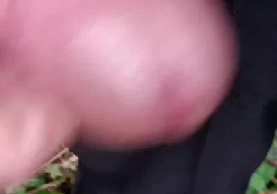 Big Uncut Cock Cruising, Close up Wanking in the Woods Wearing Work Clothes - Rockard Daddy