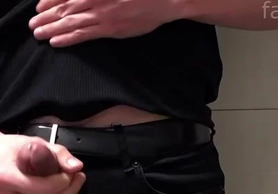 Me Jerking in the Bathroom. Big Cumshot.