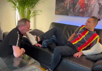 German Master marek sneaker licking
