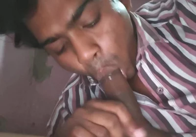 Desi Hot Indian Boy Sucking Dick on the Night
