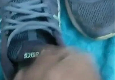Fuck and Cum in Asics of My Wife