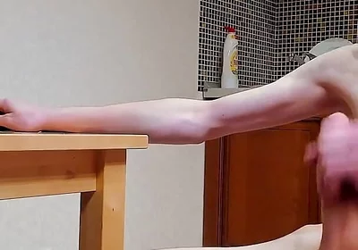 Two-day very big cumshot