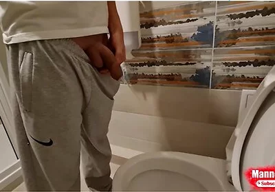 Young Gay Long Pissing At Home