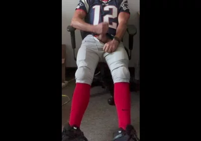 Jockdad87 Jerks and Shoots a Load in His Football Uniform