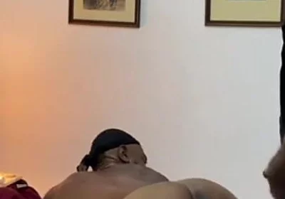 The Security Guard Went to Get Coffee in the Apartment and Ended up Spilling Milk.