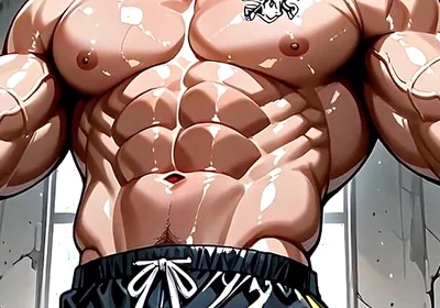 Ai Men with Huge Muscles