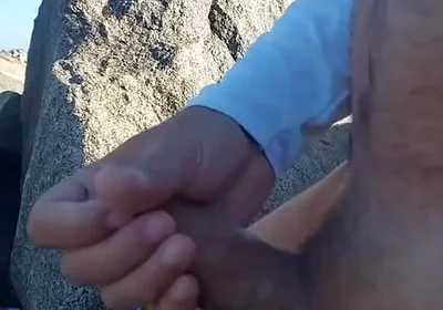 Ladysilva Showing My Dick on the Beach