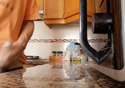 Watch Me Cum on the Kitchen Counter