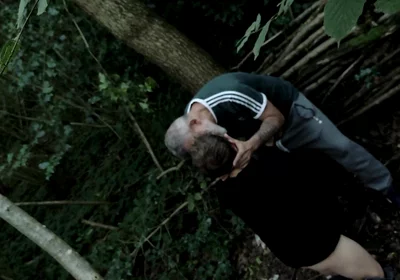 Twink Caught in the Woods Sucking Big Cock Grandpa